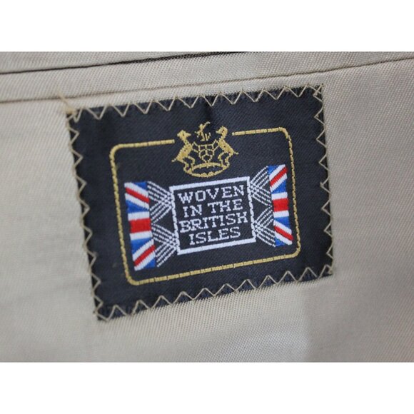 Chaps Ralph Lauren  Men Jacket Blazer Sport Coat 2 Button Vintage USA Green 40 R - Picture 10 of 16